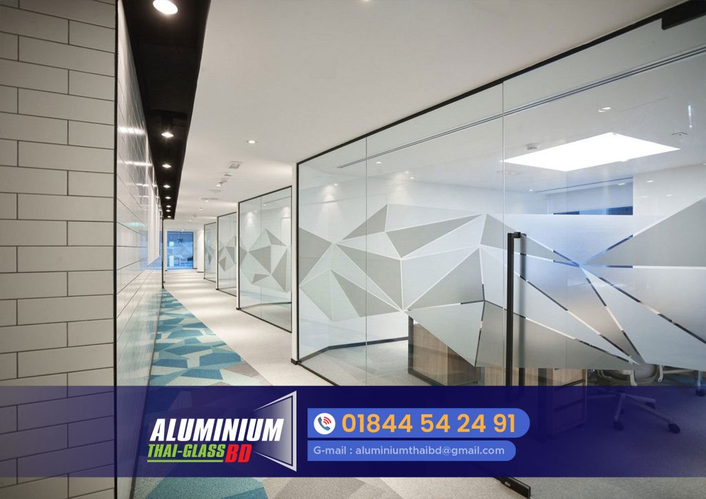 Frosted Office Glass Sticker Print in Bangladesh